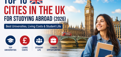 top 10 cities in UK for Studying Abroad