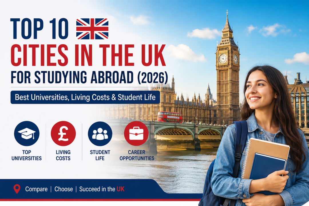 top 10 cities in UK for Studying Abroad