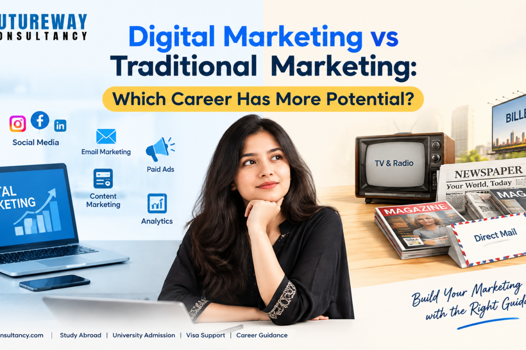 Digital Marketing vs Traditional Marketing: Which Career Has More Potential?