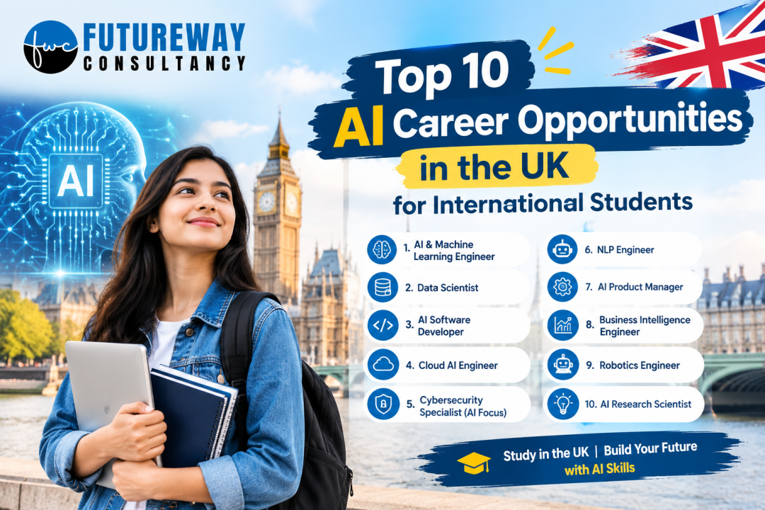 The best AI careers in the UK for international students are